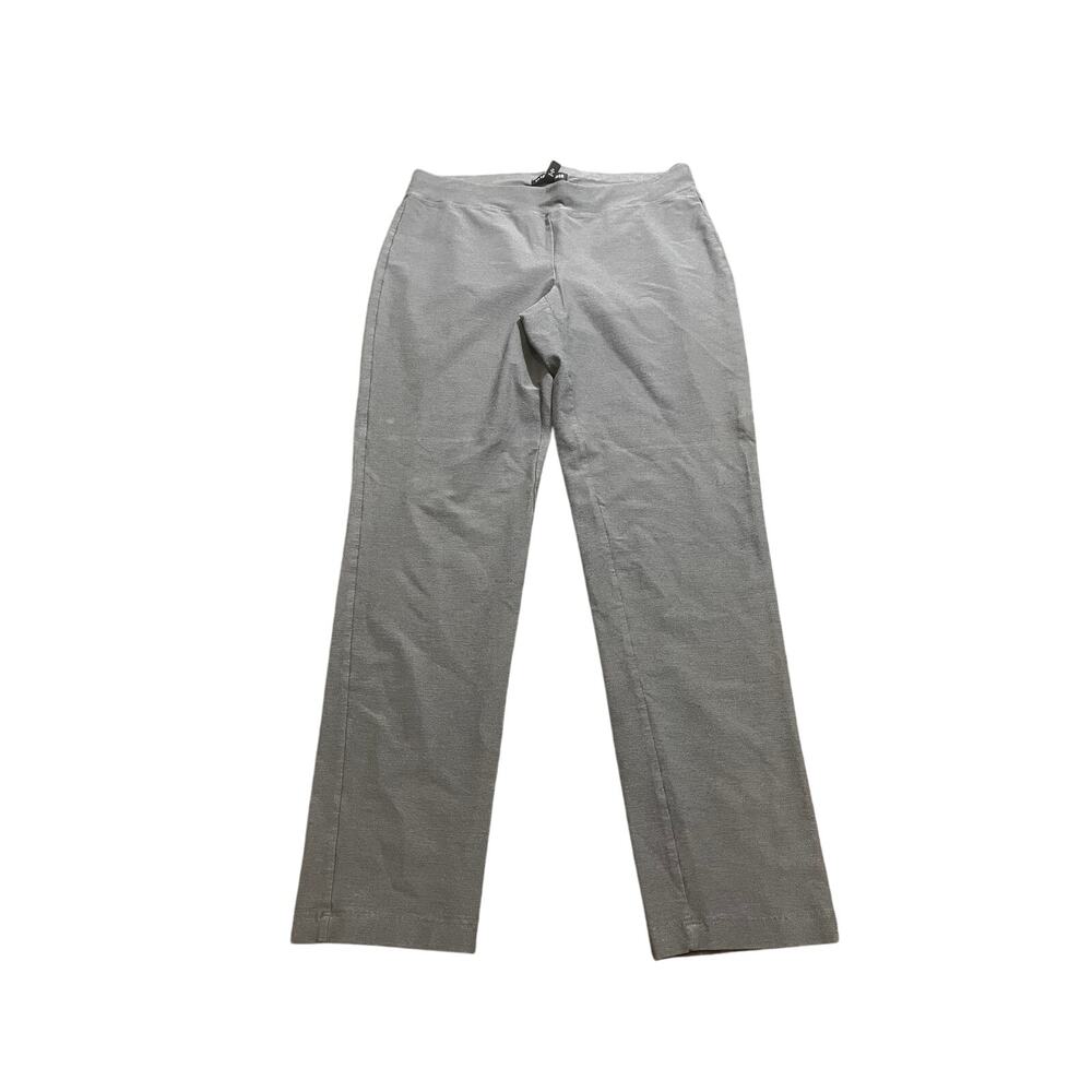 Eileen Fisher Washable Stretch‎ Crepe Slim Ankle Pants Gray Womens Size XS